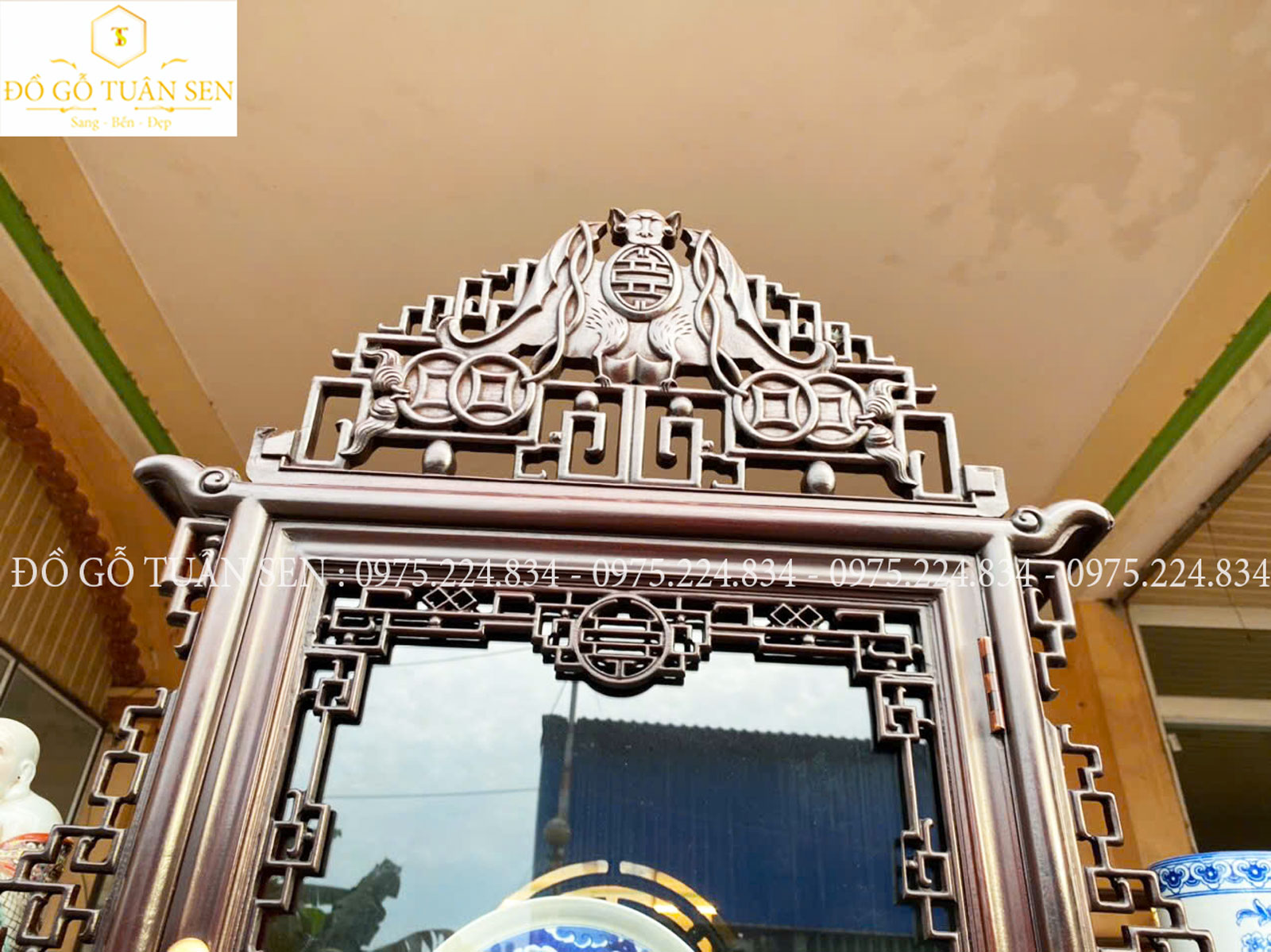 Thông tin kích thước Tủ trương bày Đồ Cổ , Gốm Sứ